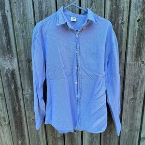 Cotton plaid button down shirt